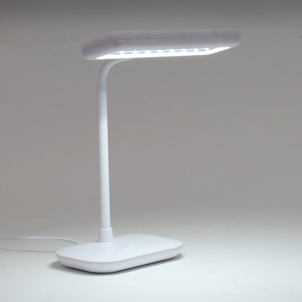 Briloner Lampă de masă Daylight LED, Alb, Studiu / Birou, Plastic, Modern