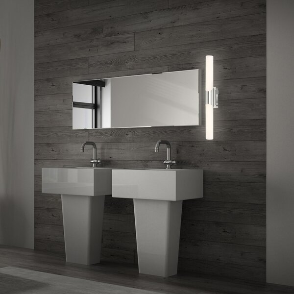 Briloner Lumină pentru baie și oglindă Klak Brilo, crom, 47 cm, Metalic, Baie, Metal, Modern