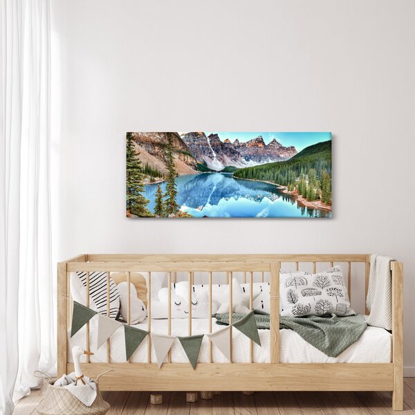 Tablou - Lacul Moraine (120x50 cm)