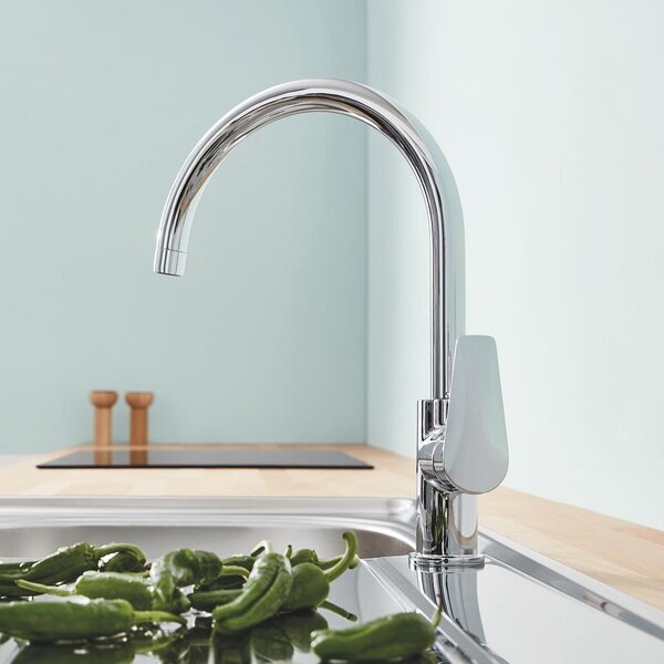Grohe BauEdge baterie bucătărie pe picior StarLight Chrome 31367001