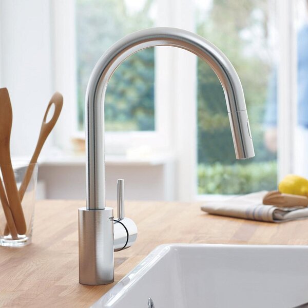 Grohe Concetto baterie bucătărie pe picior SuperSteel 31483DC2