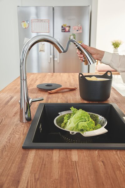 Grohe Zedra baterie bucătărie pe picior StarLight Chrome 32294002