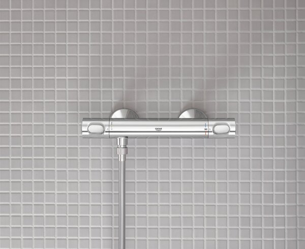 Grohe Precision baterie de duș perete cu termostat crom 34840000