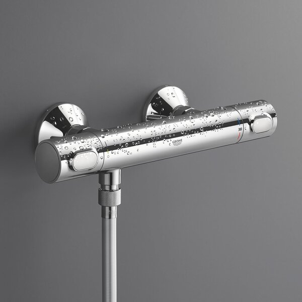 Grohe Precision baterie de duș perete cu termostat crom 34840000