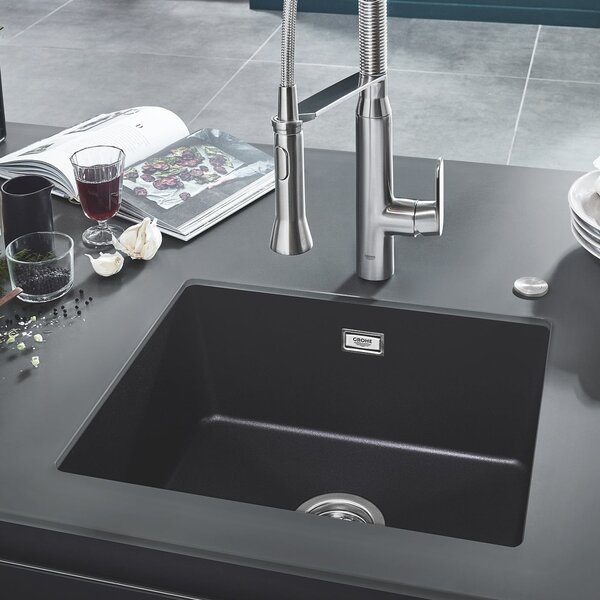 Grohe K700 chiuvetă din granit 53.3x45.7 cm negru 31654AP0