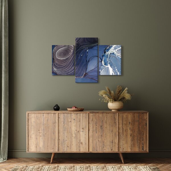 Tablou - Cerneală marmorată (90x60 cm)