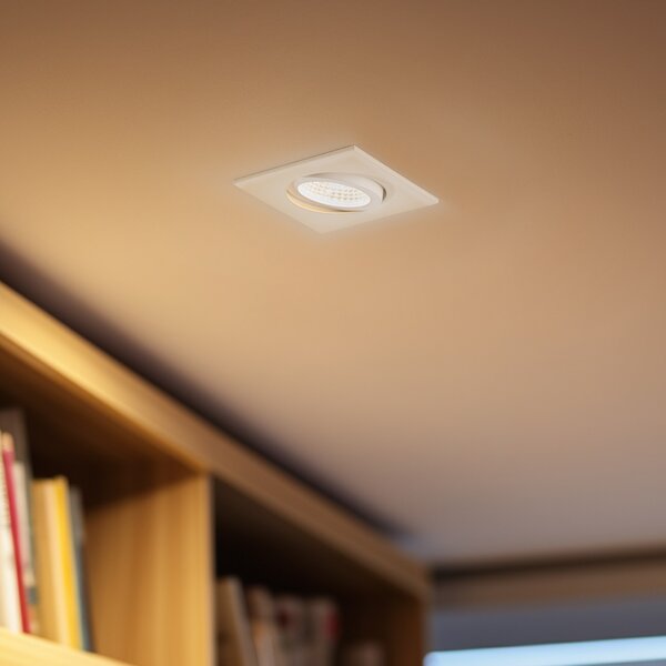 BRUMBERG proiector încastrat 38° dim-to-warm alb, reglabil, Alb, Hol, Metal, Modern, Luminile încastrate unghiulare
