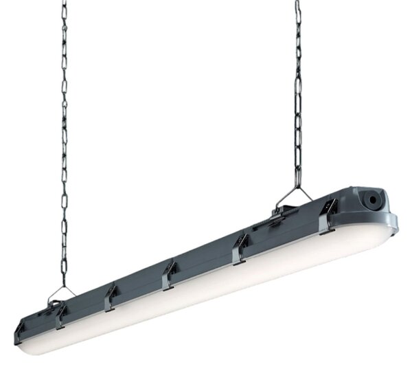 BRUMBERG Humid One corp de iluminat rezistent la umiditate, 18 W, 119 cm, Gri, Plastic
