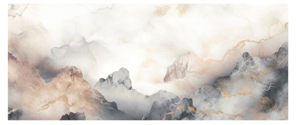 Tablou - Munte abstracție cu textura de marmură (120x50 cm)