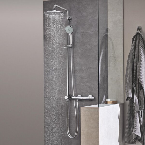 Grohe Euphoria set de duș perete cu duș de ploaie StarLight Chrome 27421002