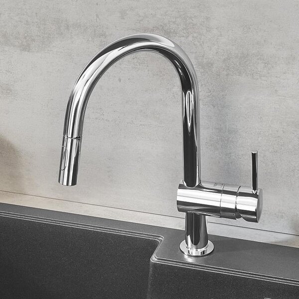 Grohe Minta baterie bucătărie pe picior StarLight Chrome 32321002