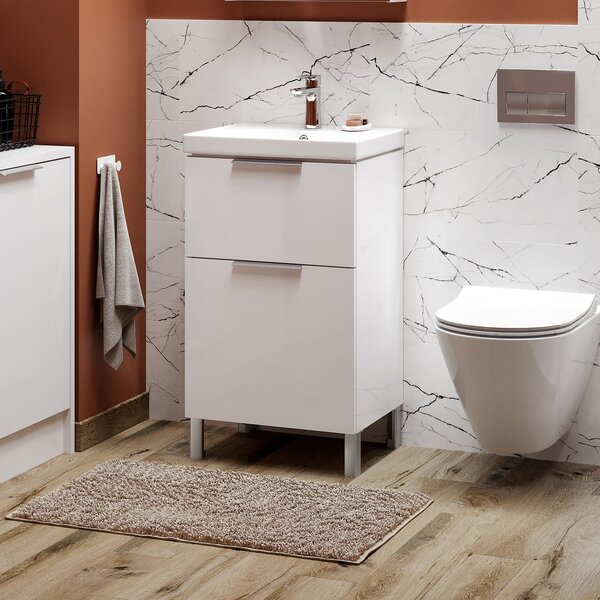 Cersanit City lavoar cu dulap 50.5 cm alb S801-421