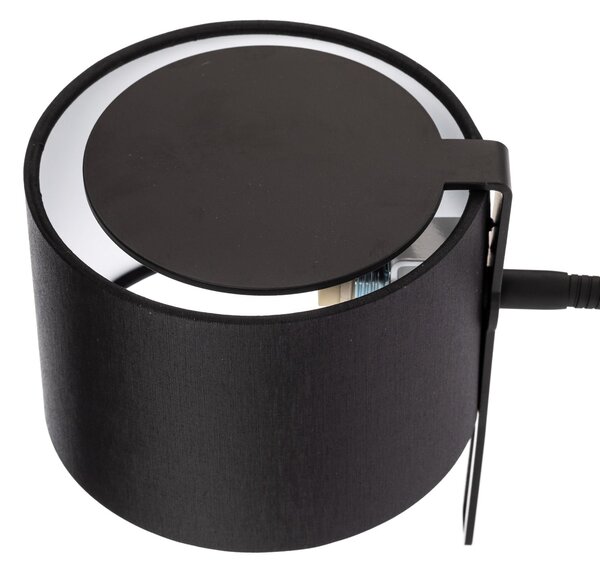 BRUMBERG 58152080 aplică cu braț flexibil, reglabil, Negru, Camera de zi / sufragerie, Metal, Modern