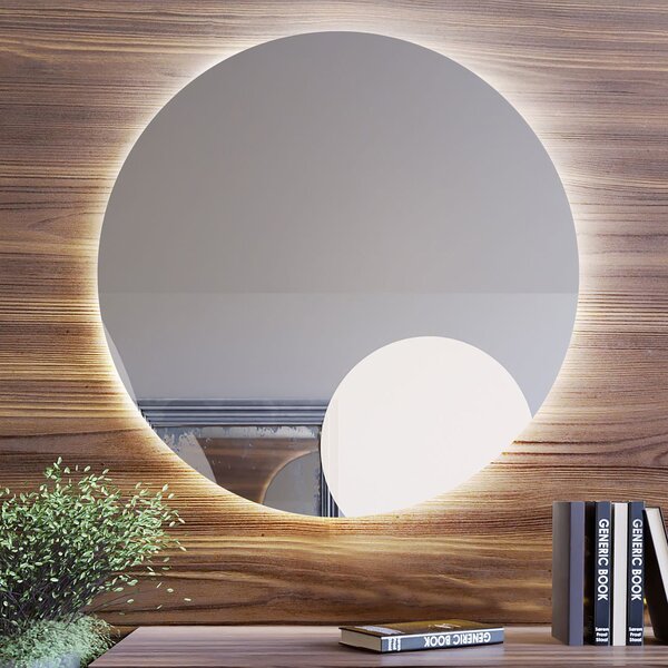 Baltica Design Bright oglindă 80x80 cm rotund cu iluminare 5904107912622