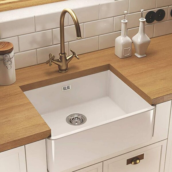 Deante Sabor chiuveta din ceramica 59.5x47.5 cm alb ZCB_610K
