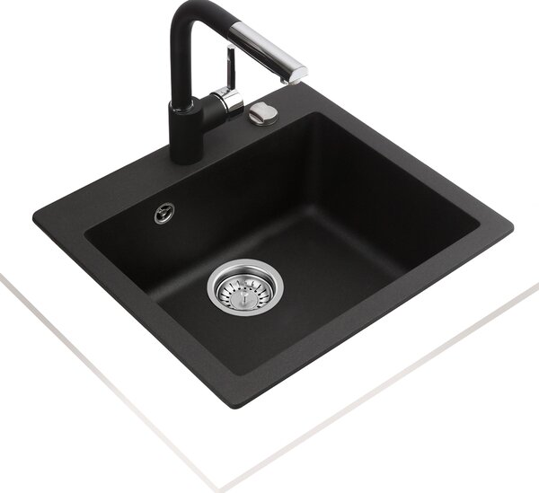 Teka Clivo chiuvetă din granit 49x45.5 cm gri/grafit/onix 40148010