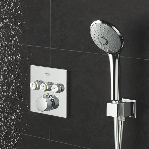 Grohe Grohtherm SmartControl baterie cadă-duș ascuns cu termostat StarLight Chrome 29126000