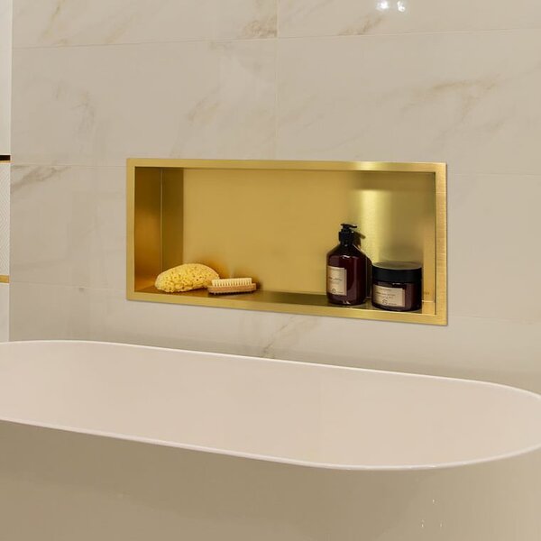 Balneo Wall-Box One Gold raft de nișă 90 cm auriu OB-BR6