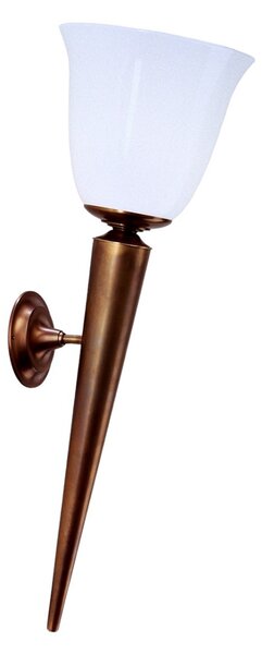 Berliner Messinglampen WILLI făclie de perete din alamă, reglabil, Bronz / Alamă Veche, Camera de zi / sufragerie, Alamă, Antichitate