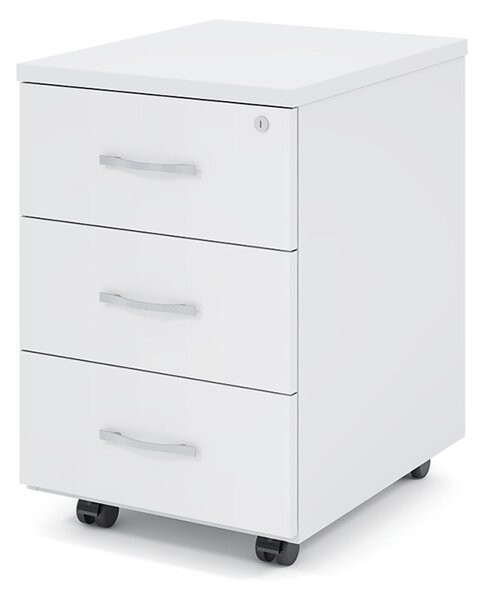Container Impress 40,6 x 50,1 cm - 3 sertare, alb