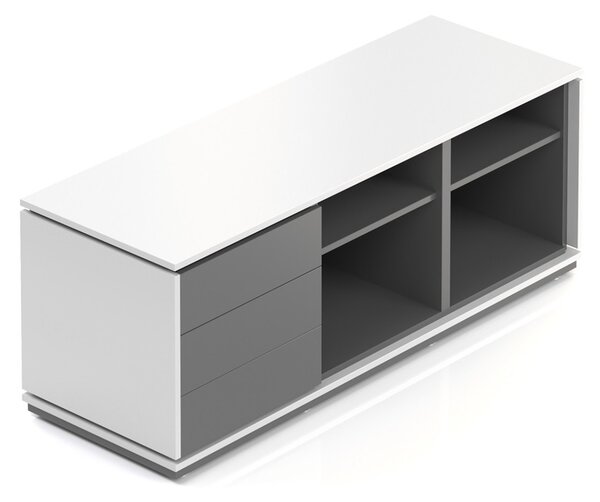 Container Creator 153,6 x 53,6 cm, 3 module, antracit / alb