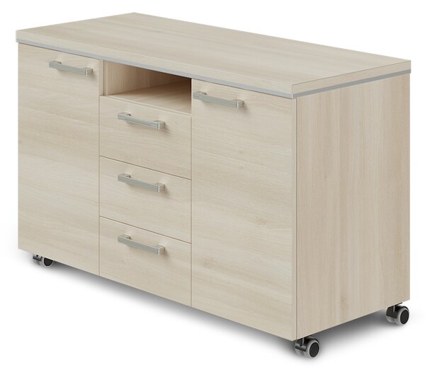 Container mobil TopOffice 120 x 50,4 cm, salcam deschis