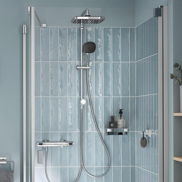 Grohe Vitalio Comfort set de duș perete cu duș de ploaie StarLight Chrome 26698001