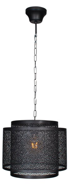 By Rydéns Hermine lampă suspendată, neagră, reglabil, Negru, Camera de zi / sufragerie, Metal, Marocan / Oriental