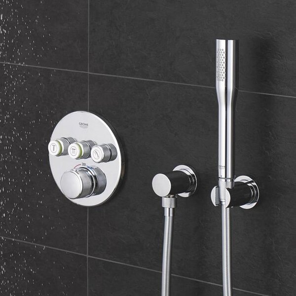 Grohe Grohtherm SmartControl baterie cadă-duș ascuns cu termostat StarLight Chrome 29121000
