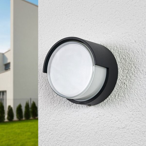 BEGA 33507K3 aplică LED de exterior grafit 3.000K, Gri, Metal, Modern