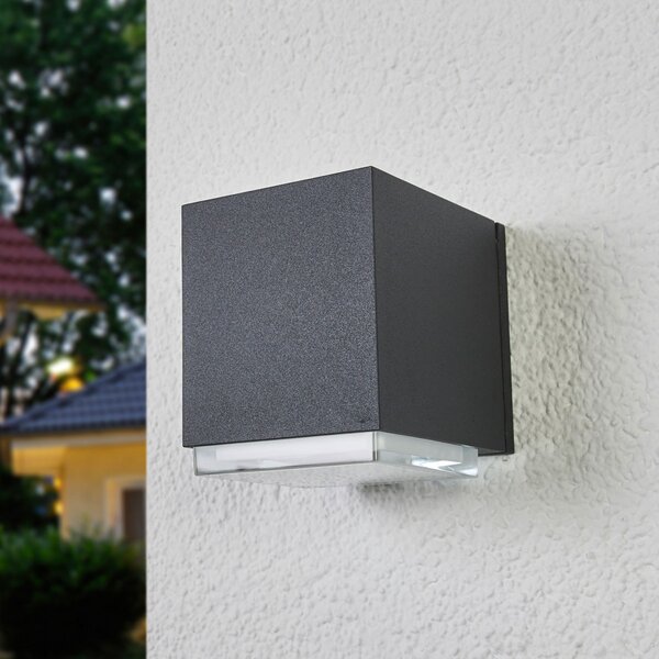 BEGA 33405K3 aplică LED exterior grafit 3000K down, Gri, Metal, Modern
