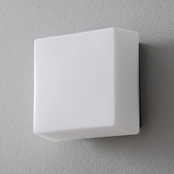 BEGA Lichtbaustein 38300 aplică LED 21x21cm, Alb, Metal, Modern, Plafon unghiular direct