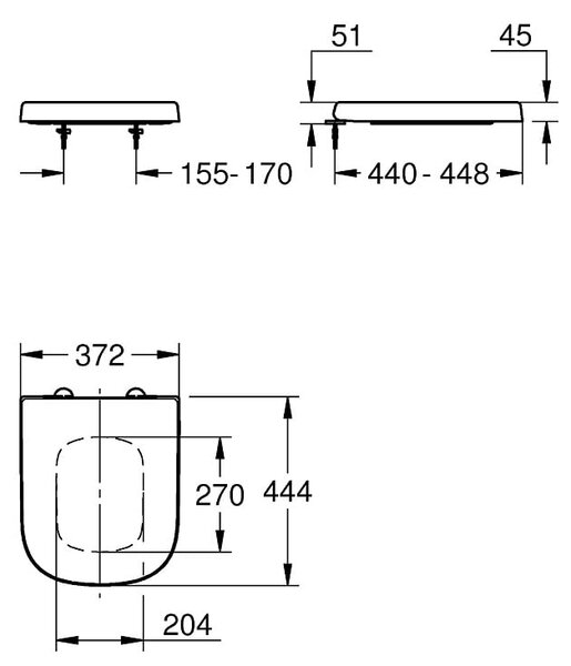 Grohe Euro Ceramic capac wc alb 39331002