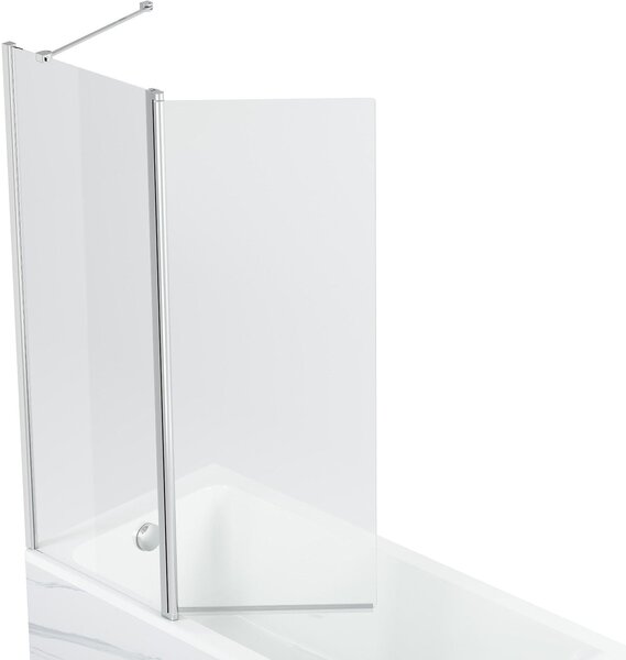 Roca Town-N paravan cadă 100 cm două piese crom luciu/sticlă transparentă AMP2210012M