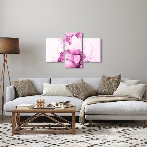 Tablou - Decor roz (90x60 cm)