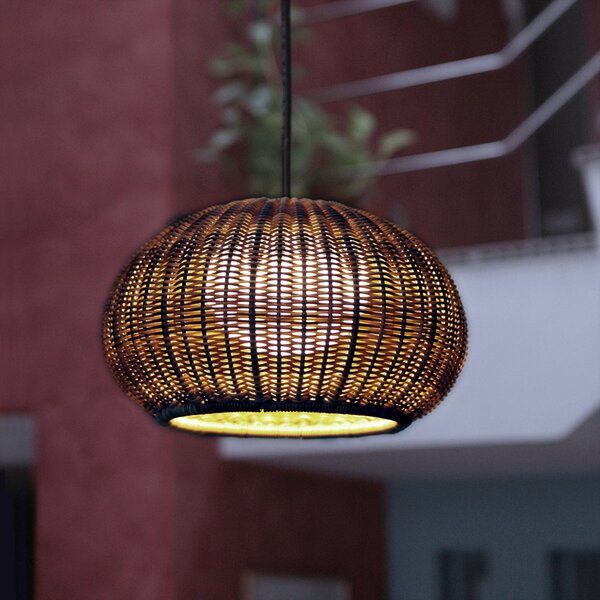 Bover Garota S/01 lampă suspendată LED de exterior, reglabil, Maro / Rugină, Metal, Design