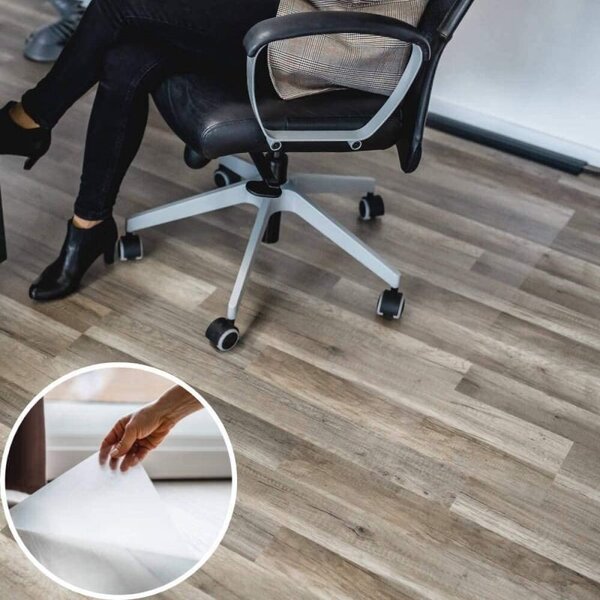 Covoras pentru protectie pardosea, 70x100cm, grosime 1.5mm, PVC transparent