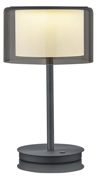 BANKAMP Grand Smoke lampă de masă LED, antracit, reglabil, Gri, Camera de zi / sufragerie, Metal, Modern