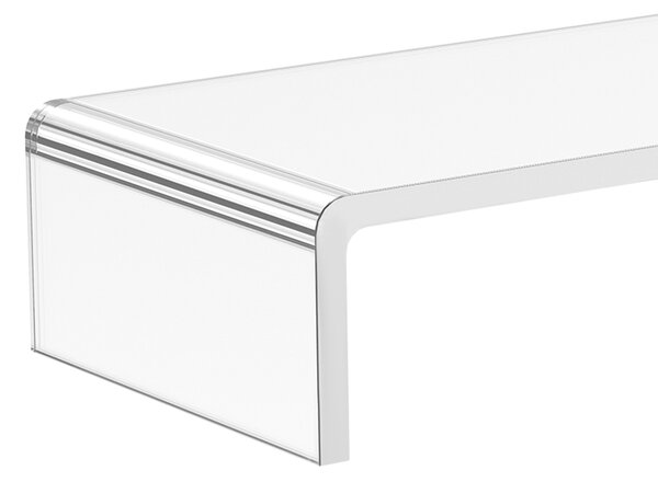 Suport transparent pentru monitor HOMCOM 53x19x9cm | Aosom Romania