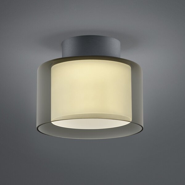 BANKAMP Grand Smoke plafonieră LED, reglabil, Gri, Camera de zi / sufragerie, Metal, Modern