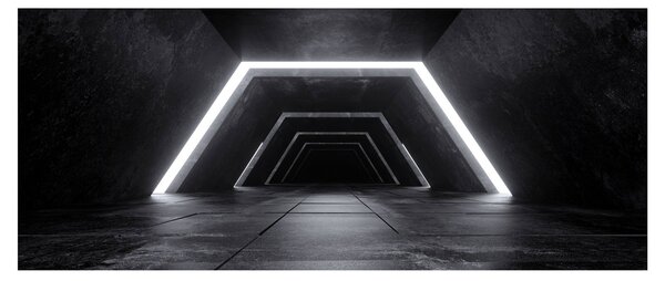 Tablou - Tunel futurist (120x50 cm)