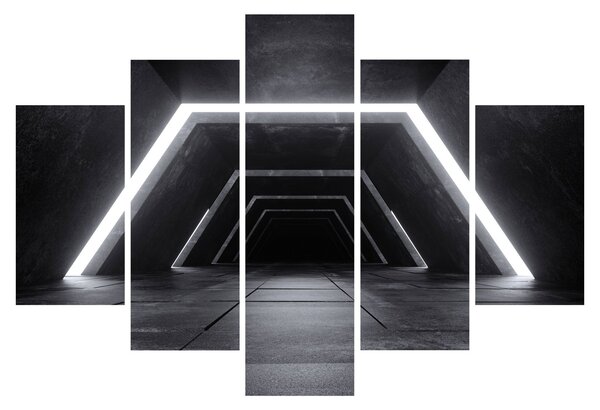 Tablou - Tunel futurist (150x105 cm)