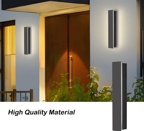 Brilagi - Aplică de perete pentru exterior LINEAR LED/8W/230V 4000K IP65 antracit
