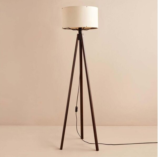 Lampă de podea AYD 1xE27/40W/230V maro/bej