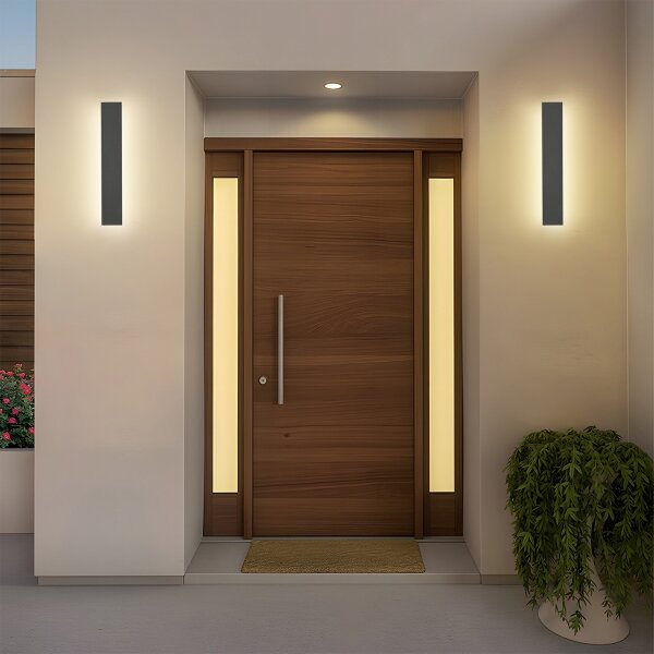 Brilagi - Aplică de perete pentru exterior LINEAR LED/8W/230V 4000K IP65 antracit