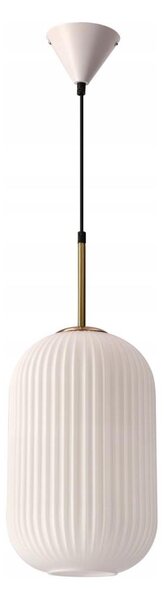 Pendul CRESTO pe cablu 1xE27/40W/230V alb/auriu