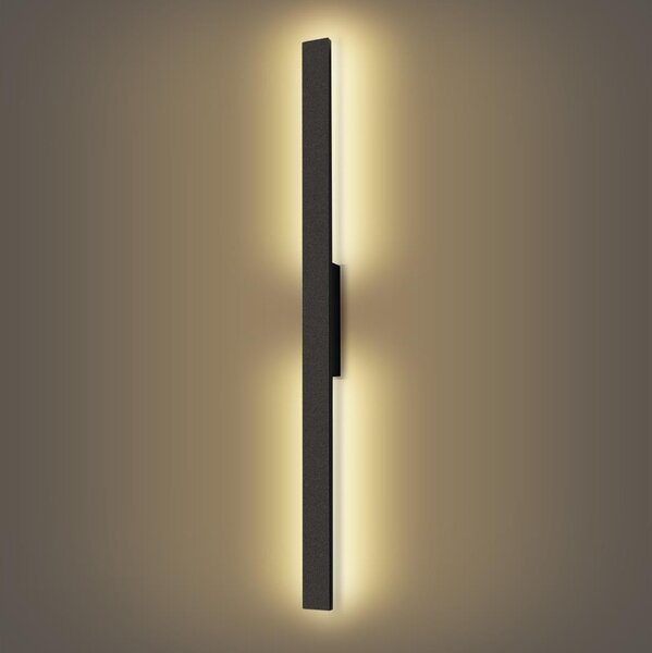 Brilagi - Aplică de perete LED pentru exterior LUNA LED/24W/230V 3000K IP65 negru