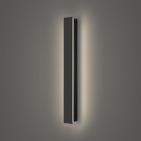 Brilagi - Aplica LED de exterior LINEAR LED/12W/230V 4000K IP65 neagră
