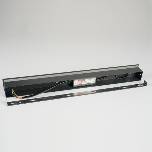 Brilagi - Aplica de exterior LINEAR LED, 8W, 230V, 4000K, IP65, negru