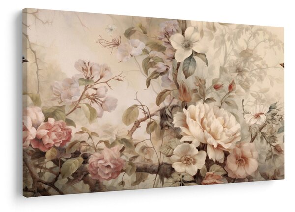 Tablou - Vintage pictura pasăre (90x60 cm)